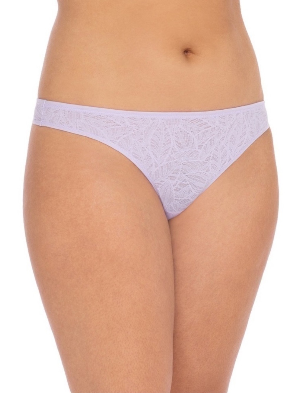 Secret Treasures lavender lace thong panty size small (4-6)